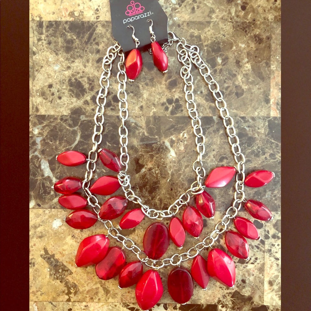 Paparazzi Necklace and Earring Set